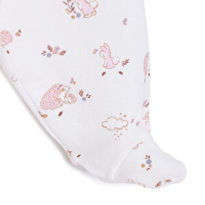 Yenidoğan Kız Bebek Sevimli Tavşan ve Kirpi Zıbın-Şapka Patikli Alt 3lü Set Kız Bebek Yenidoğan Kız Bebek Sevimli Tavşan ve Kirpi Zıbın-Şapka Patikli Alt 3lü Set Kız Bebek