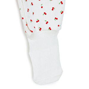 Yenidoğan Kız Çoraplı Tulum Kız Bebek