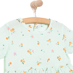 Yenidoğan Kız Dokuma Elbise Kız Bebek