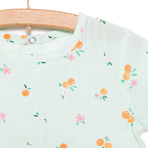 Yenidoğan Kız Dokuma Elbise Kız Bebek