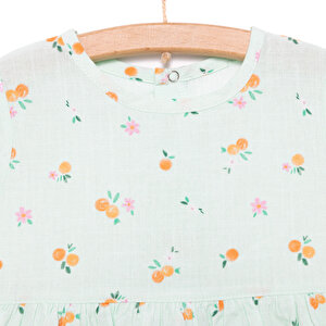 Yenidoğan Kız Dokuma Elbise Kız Bebek