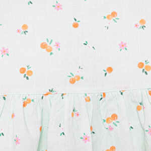 Yenidoğan Kız Dokuma Elbise Kız Bebek