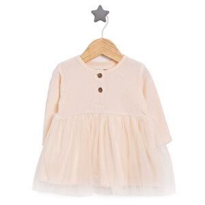 Yenidoğan Kız Kadife Elbise Kız Bebek