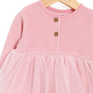 Yenidoğan Kız Kadife Elbise Kız Bebek Yenidoğan Kız Kadife Elbise Kız Bebek