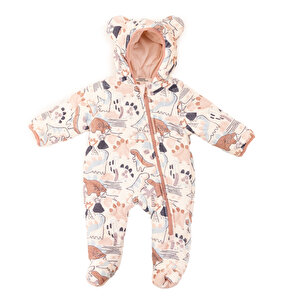 Yenidoğan Kız Kapitone Patikli Tulum Kız Bebek Yenidoğan Kız Kapitone Patikli Tulum Kız Bebek