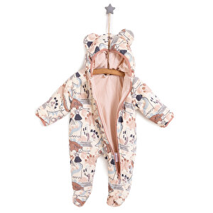 Yenidoğan Kız Kapitone Patikli Tulum Kız Bebek Yenidoğan Kız Kapitone Patikli Tulum Kız Bebek