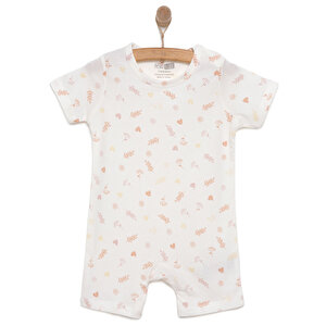 Yenidoğan Kız Kısa Tulum Kız Bebek