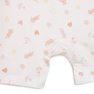 Yenidoğan Kız Kısa Tulum Kız Bebek