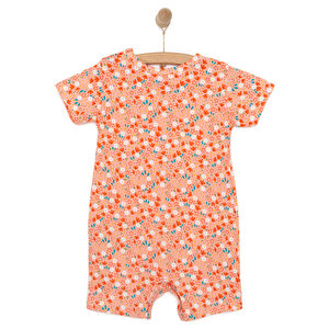 Yenidoğan Kız Kısa Tulum Kız Bebek