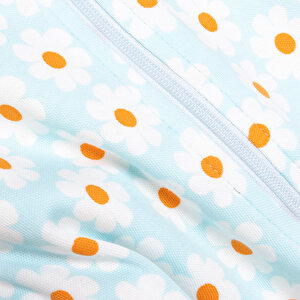 Kız Bebek Yenidoğan Patikli Tulum %100 Pamuk Fermuarlı Bisiklet Yaka Uzun Kol Açık Mavi Kız Bebek Yenidoğan Patikli Tulum %100 Pamuk Fermuarlı Bisiklet Yaka Uzun Kol Açık Mavi