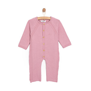 Kız Bebek Yenidoğan Patikli Tulum Triko Kumaş Düğmeli Modelli Yaka Kız Bebek Yenidoğan Patikli Tulum Triko Kumaş Düğmeli Modelli Yaka