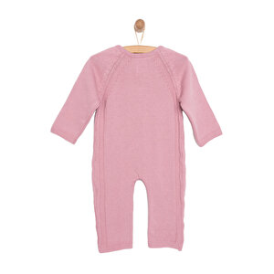 Kız Bebek Yenidoğan Patikli Tulum Triko Kumaş Düğmeli Modelli Yaka Kız Bebek Yenidoğan Patikli Tulum Triko Kumaş Düğmeli Modelli Yaka