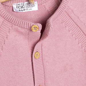 Kız Bebek Yenidoğan Patikli Tulum Triko Kumaş Düğmeli Modelli Yaka Kız Bebek Yenidoğan Patikli Tulum Triko Kumaş Düğmeli Modelli Yaka