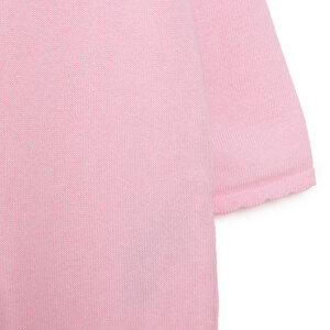 Kız Bebek Triko Patiksiz Tulum Çıtçıtlı Pembe