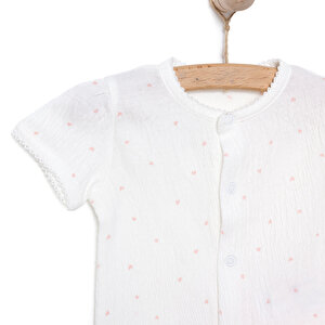 Yenidoğan Mini Heart Kız Hırka-Patikli Alt Kız Bebek