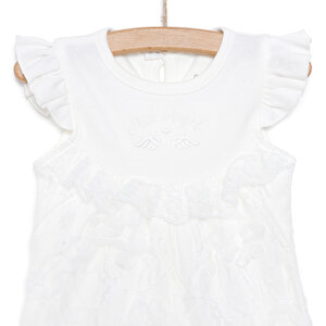 Yenidoğan Miss Angel Kısa Tulum Kız Bebek