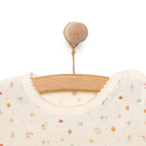 Yenidoğan Organic My Mushroom Kız Body-Patikli Alt Kız Bebek Yenidoğan Organic My Mushroom Kız Body-Patikli Alt Kız Bebek