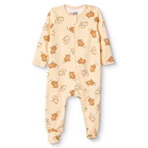 HelloBaby Yenidoğ, Bej Baskılı, 0 - 1 Ay