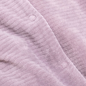 Kız Bebek Patikli Tulum Kadife Örme