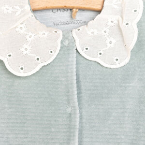 Yenidoğan Perfect Kadife Patikli Tulum Kız Bebek Yenidoğan Perfect Kadife Patikli Tulum Kız Bebek