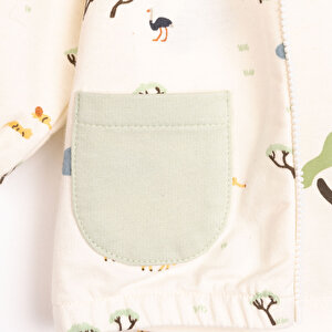 Yenidoğan Safari Sweatshirt-Kapüşonlu Hırka-Alt 3lü Takım Erkek Bebek Yenidoğan Safari Sweatshirt-Kapüşonlu Hırka-Alt 3lü Takım Erkek Bebek