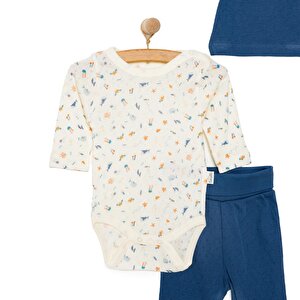 Yenidoğan Ship Boy Zıbın-Şapka-Patikli Alt 3lü Set Erkek Bebek Yenidoğan Ship Boy Zıbın-Şapka-Patikli Alt 3lü Set Erkek Bebek