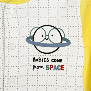 Yenidoğan Space Patiksiz Tulum Erkek Bebek
