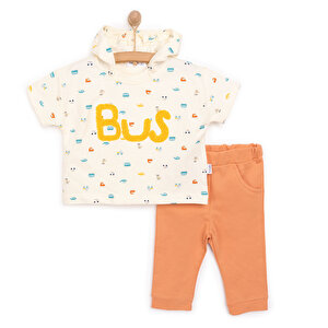 Yenidoğan Sürprise Travel Erkek Tshirt-Patiksiz Alt Erkek Bebek