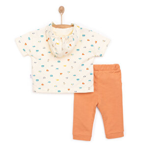 Yenidoğan Sürprise Travel Erkek Tshirt-Patiksiz Alt Erkek Bebek