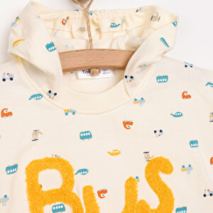 Yenidoğan Sürprise Travel Erkek Tshirt-Patiksiz Alt Erkek Bebek