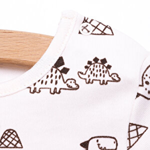 yenidoğan Tshirt-Patiksiz Alt 2li Takım Erkek Bebek