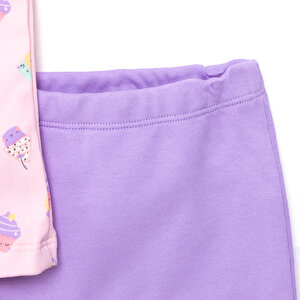 Yenidoğan Tshirt-Patiksiz Alt 2li Takım Kız Bebek