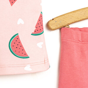 Yenidoğan Tshirt-Patiksiz Alt Kız Bebek