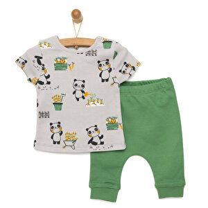 HelloBaby Yenidoğan Tshirt-, Yeşil, 3 Ay