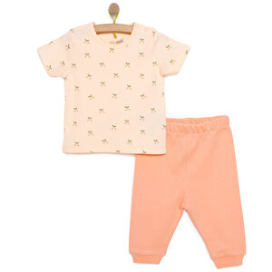 HelloBaby Yenidoğan Tshirt-P, Ekru, 3 Ay