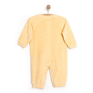Yenidoğan Unisex Kadife Patiksiz Tulum Unisex