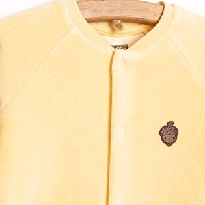 Yenidoğan Unisex Kadife Patiksiz Tulum Unisex