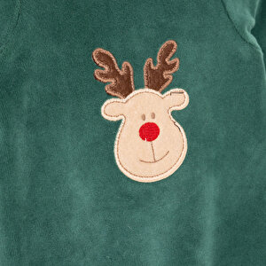 Yenidoğan Kadife Patikli Tulum