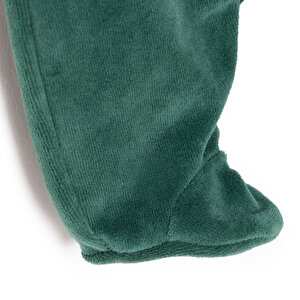 Yenidoğan Kadife Patikli Tulum