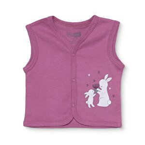 HelloBaby Yenidoğan Yelek, Mor, 0 - 1 Ay