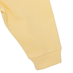 Kız Bebek Yenidoğan Zıbın-Patiksiz Alt İnterlok Bisiklet Yaka Uzun Kol Patiksiz Paça