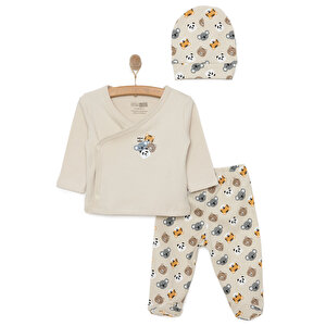 HelloBaby Yenidoğan Zıbı, Bej, Yenidoğan