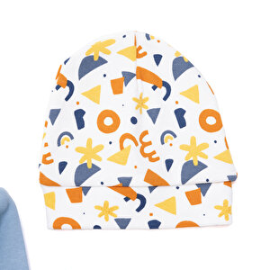 Yenidoğan Zıbın-Şapka-Patikli Alt 3lü Set Erkek Bebek Yenidoğan Zıbın-Şapka-Patikli Alt 3lü Set Erkek Bebek