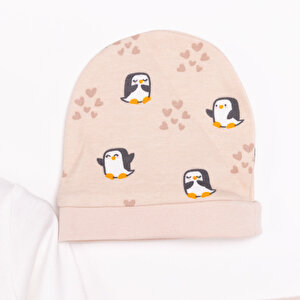 Yenidoğan Zıbın-Şapka-Patikli Alt Kız Bebek