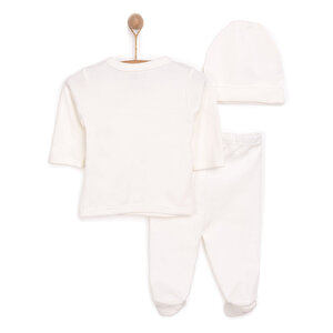 Yenidoğan Zıbın-Şapka-Patikli Yenidoğan Zıbın-Şapka-Patikli