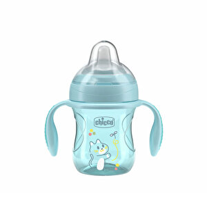 Yumuşak Uçlu Alıştırma Bardağı 4+ Ay 200 ml Erkek