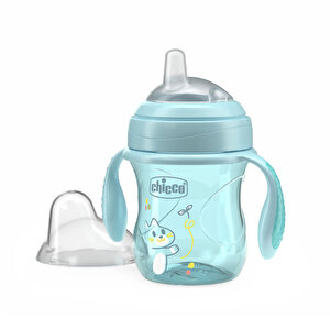 Yumuşak Uçlu Alıştırma Bardağı 4+ Ay 200 ml Erkek