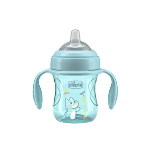 Yumuşak Uçlu Alıştırma Bardağı 4+ Ay 200 ml Erkek