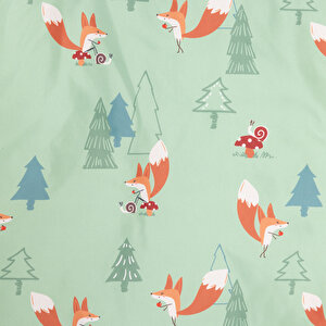 Metraj Baskılı Kapüşonlu Mont Erkek Bebek Metraj Baskılı Kapüşonlu Mont Erkek Bebek