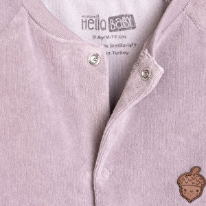 Kız Kadife Patiksiz Tulum Kız Bebek Kız Kadife Patiksiz Tulum Kız Bebek